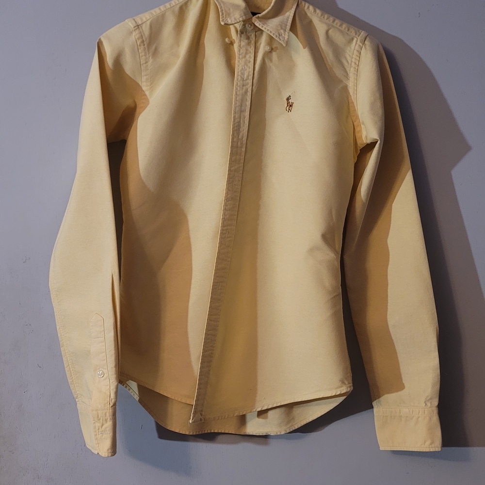 Ralph Lauren Slim Fit Yellow Shirt
